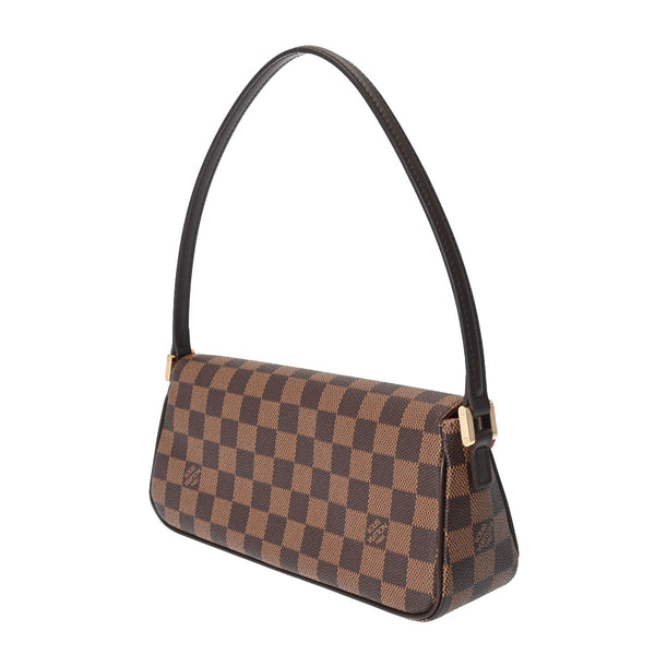 LOUIS VUITTON ルイヴィトン ダミエ レコレータ ブラウン N51299 レディース ダミエキャンバス ハンドバッグ 新同 中古 銀蔵