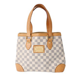 LOUIS VUITTON ルイヴィトン ダミエアズール ハムステッド PM ホワイト N51207 レディース ダミエアズールキャンバス ハンドバッグ Bランク 中古 銀蔵