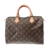 LOUIS VUITTON ルイヴィトン モノグラム スピーディ30 ブラウン M41108 レディース モノグラムキャンバス ハンドバッグ Aランク 中古 銀蔵