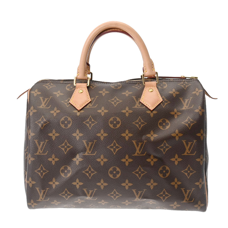 LOUIS VUITTON ルイヴィトン モノグラム スピーディ30 ブラウン M41108 レディース モノグラムキャンバス ハンドバッグ Aランク 中古 銀蔵