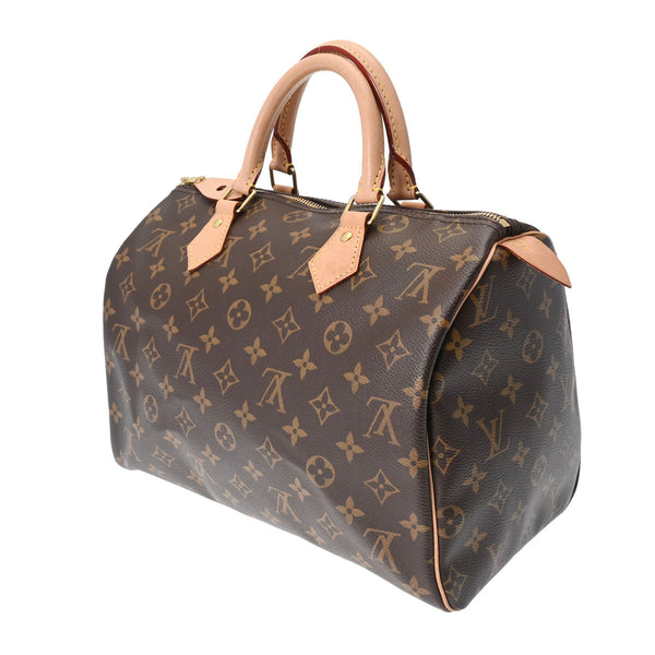 LOUIS VUITTON ルイヴィトン モノグラム スピーディ30 ブラウン M41108 レディース モノグラムキャンバス ハンドバッグ Aランク 中古 銀蔵