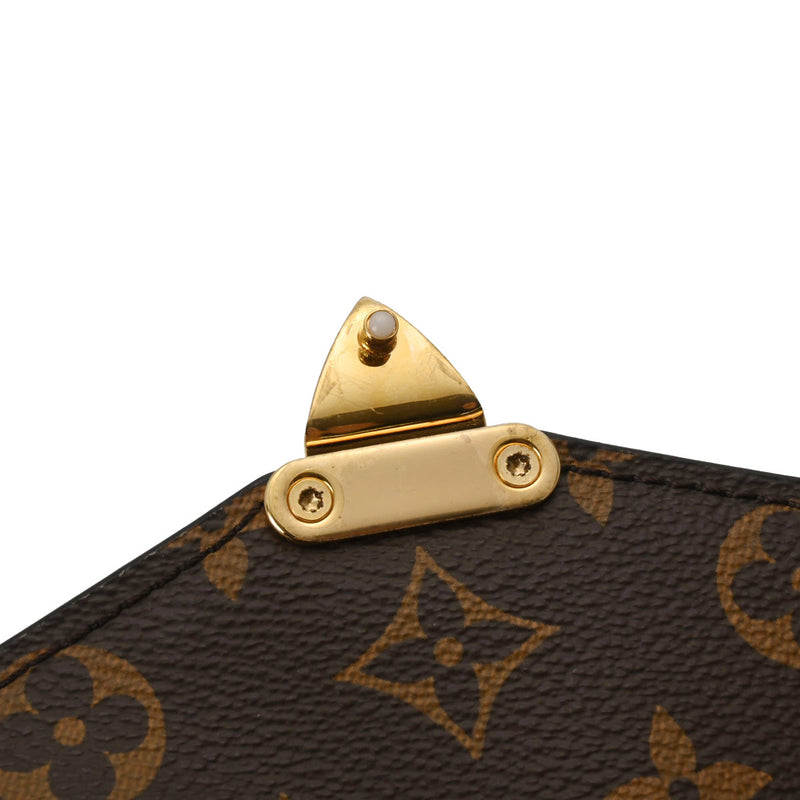 LOUIS VUITTON ルイヴィトン モノグラム ポシェットメティス MM ブラウン M44875 レディース モノグラムキャンバス 2WAYバッグ Aランク 中古 銀蔵