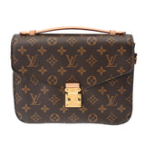 LOUIS VUITTON ルイヴィトン モノグラム ポシェットメティス MM ブラウン M44875 レディース モノグラムキャンバス 2WAYバッグ Aランク 中古 銀蔵