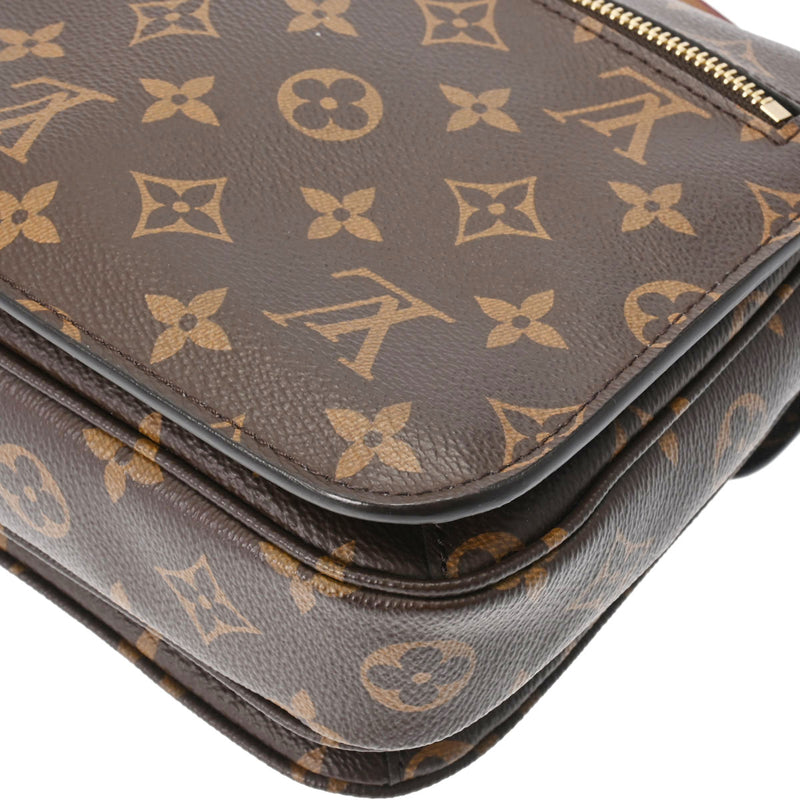 LOUIS VUITTON ルイヴィトン モノグラム ポシェットメティス MM ブラウン M44875 レディース モノグラムキャンバス 2WAYバッグ Aランク 中古 銀蔵