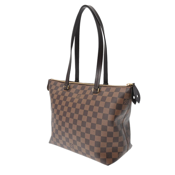 LOUIS VUITTON ルイヴィトン ダミエ イエナPM ブラウン N41012 レディース ダミエキャンバス トートバッグ Aランク 中古 銀蔵