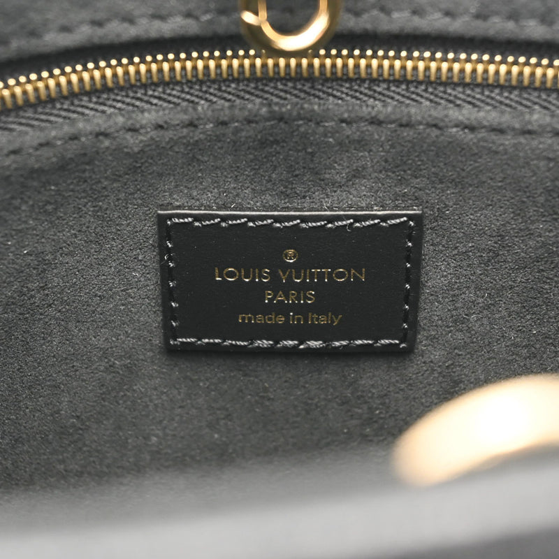 LOUIS VUITTON ルイヴィトン モノグラムアンプラント オンザゴー PM 2WAY ノワール M45653 レディース レザー ハンドバッグ Aランク 中古 銀蔵