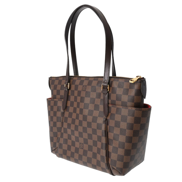 LOUIS VUITTON ルイヴィトン ダミエ トータリー PM ブラウン N41282 レディース ダミエキャンバス トートバッグ 新同 中古 銀蔵