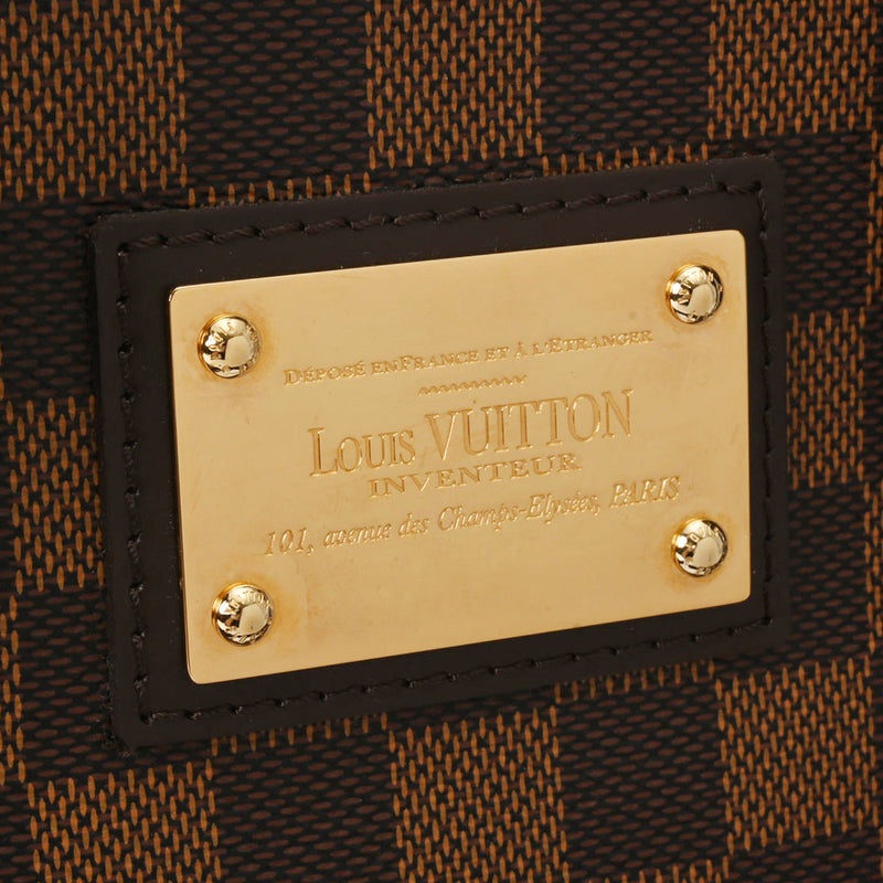 LOUIS VUITTON ルイヴィトン ダミエ ハムステッド PM ブラウン N51205 レディース ダミエキャンバス ハンドバッグ Aランク 中古 銀蔵