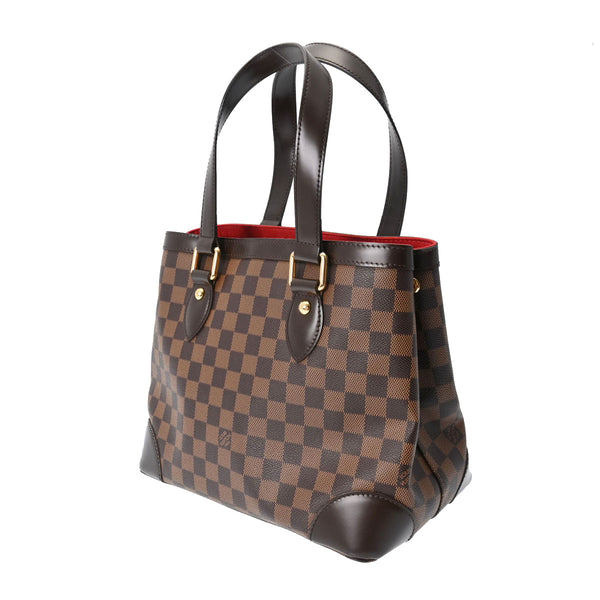 LOUIS VUITTON ルイヴィトン ダミエ ハムステッド PM ブラウン N51205 レディース ダミエキャンバス ハンドバッグ Aランク 中古 銀蔵