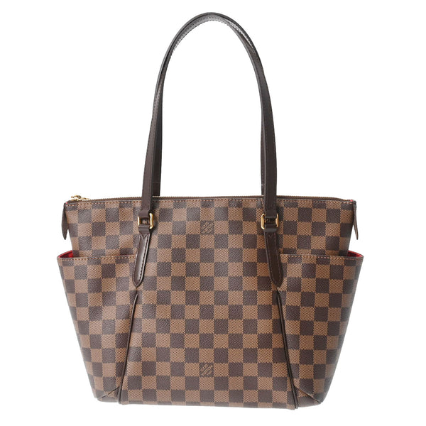 LOUIS VUITTON ルイヴィトン ダミエ トータリー PM ブラウン N41282 レディース ダミエキャンバス トートバッグ 新同 中古 銀蔵