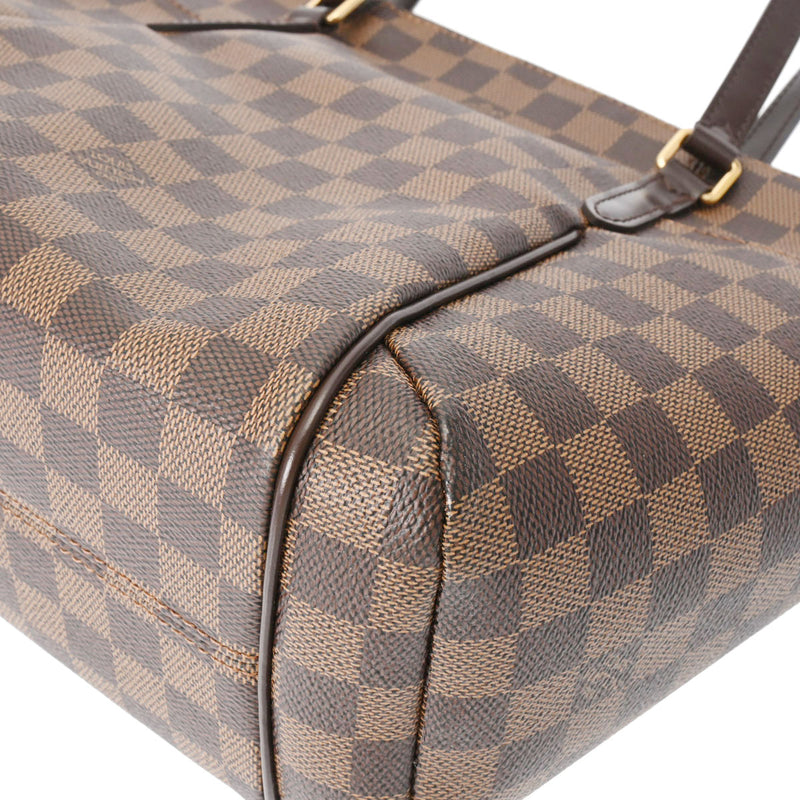 LOUIS VUITTON ルイヴィトン ダミエ トータリー PM ブラウン N41282 レディース ダミエキャンバス トートバッグ 新同 中古 銀蔵