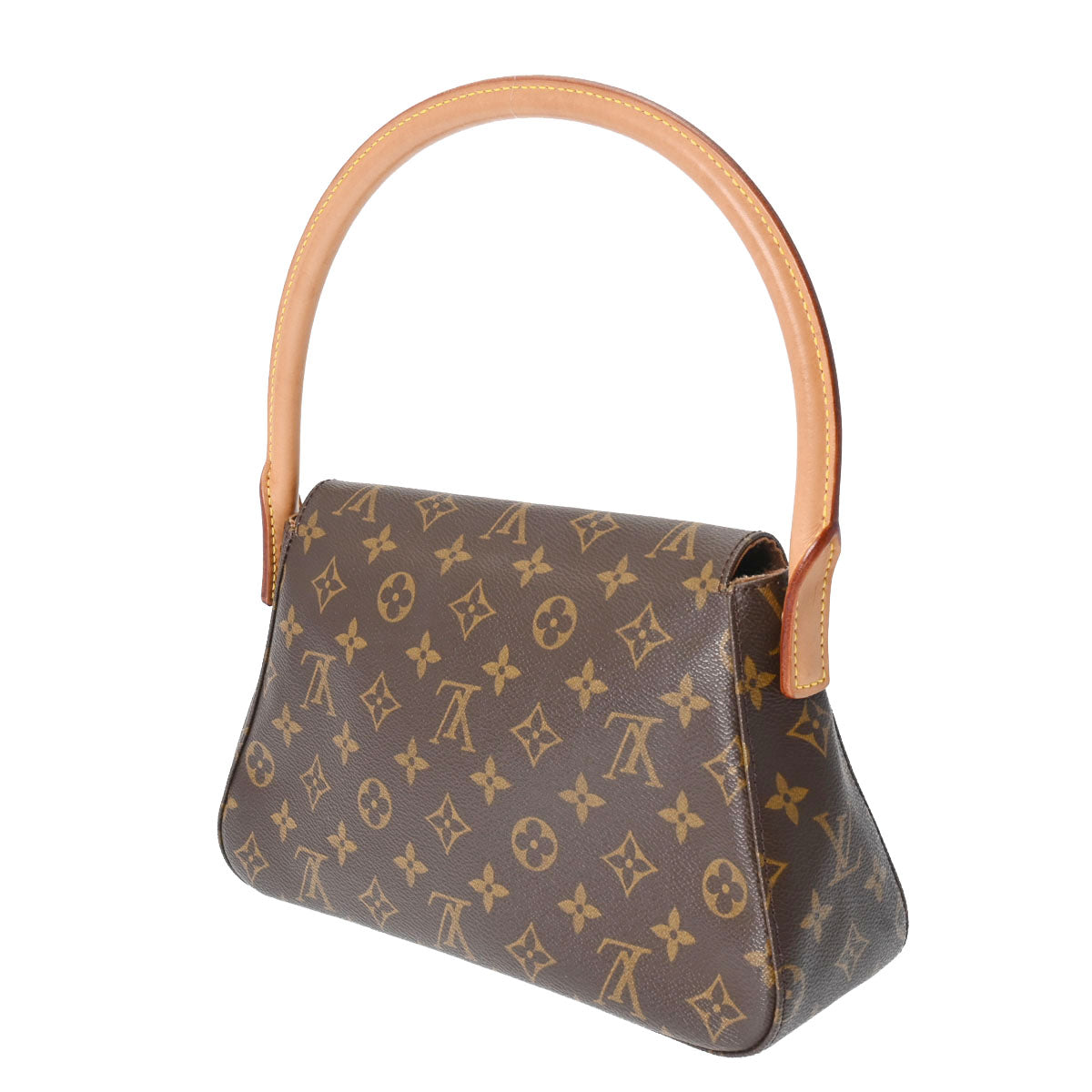 LOUIS VUITTON ルイヴィトン モノグラム ミニルーピング ブラウン 