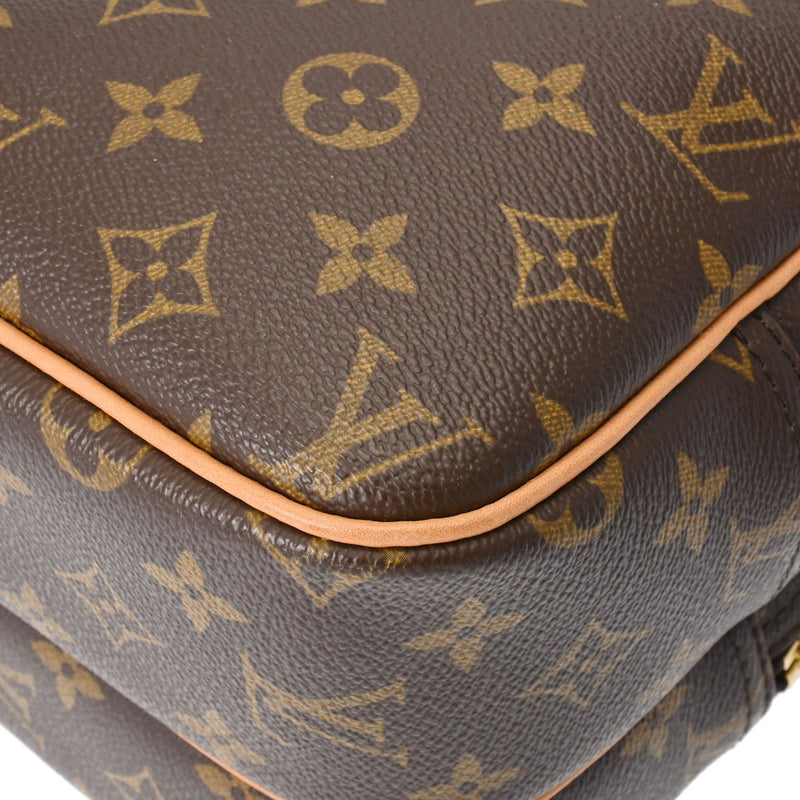 ルイヴィトンリポーター PM 14145 ブラウン ユニセックス モノグラムキャンバス ショルダーバッグ M45254 LOUIS VUITTON  中古 – 銀蔵オンライン