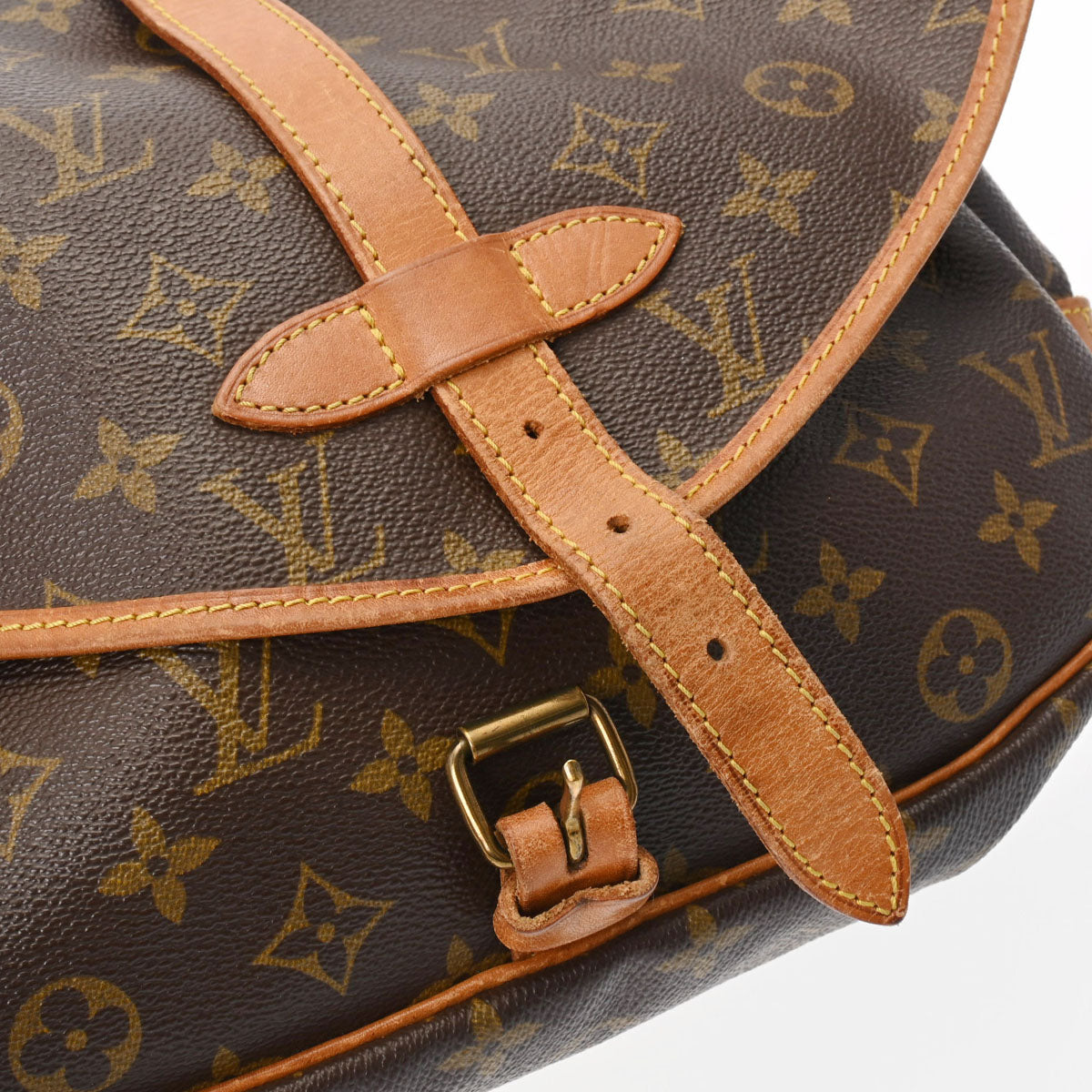 ルイヴィトンソミュール 30 14145 ブラウン レディース モノグラムキャンバス ショルダーバッグ M42256 LOUIS VUITTON 中古  – 銀蔵オンライン