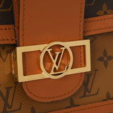 LOUIS VUITTON ルイヴィトン モノグラムリバース ドーフィーヌ MM 2WAY ブラウン M45958 レディース モノグラムキャンバス ショルダーバッグ Aランク 中古 銀蔵