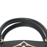 LOUIS VUITTON ルイヴィトン モノグラムアンプラント オンザゴー MM 黒/ベージュ M45495 レディース レザー 2WAYバッグ Aランク 中古 銀蔵