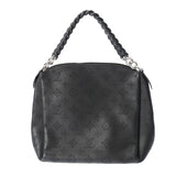 LOUIS VUITTON ルイヴィトン モノグラム マヒナ バビロンチェーン BB 2WAY 黒 M51223 レディース マヒナレザー ハンドバッグ 新同 中古 銀蔵