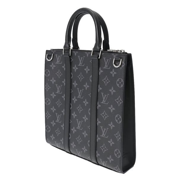 LOUIS VUITTON ルイヴィトン モノグラムエクリプス サックプラ クロス  ブラック M46456 メンズ モノグラムエクリプス 2WAYバッグ 新同 中古 銀蔵