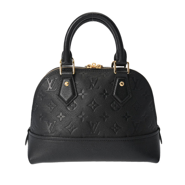 LOUIS VUITTON ルイヴィトン モノグラムアンプラント ネオアルマ BB ノワール M44829 レディース レザー 2WAYバッグ Aランク 中古 銀蔵