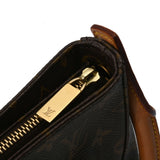 LOUIS VUITTON ルイヴィトン モノグラム ルーピング MM  ブラウン M51146 レディース モノグラムキャンバス セミショルダーバッグ Bランク 中古 銀蔵