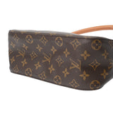 LOUIS VUITTON ルイヴィトン モノグラム ルーピング MM  ブラウン M51146 レディース モノグラムキャンバス セミショルダーバッグ Bランク 中古 銀蔵