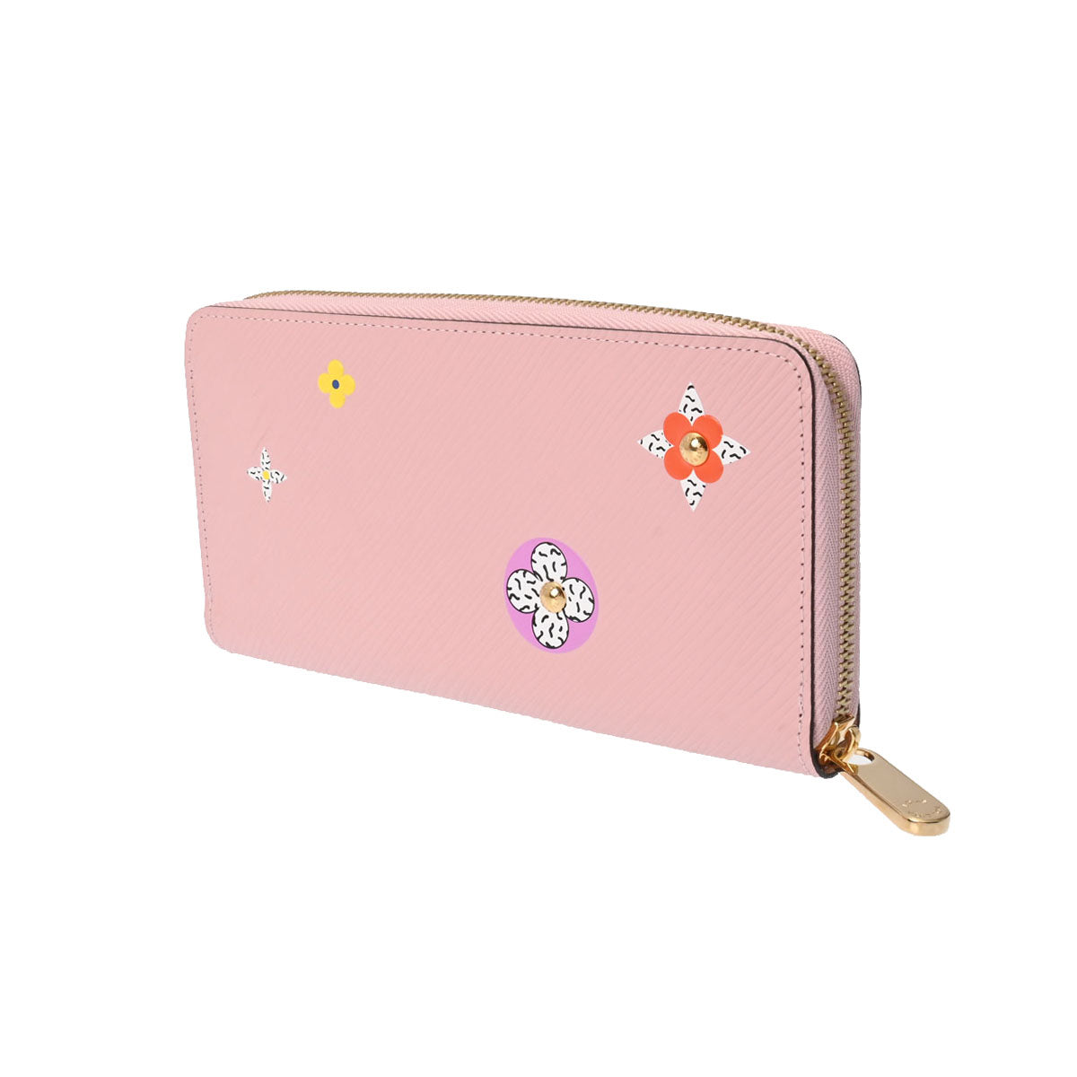 b.b1212さんピンク ジッピーウォレット 長財布 ローズバレリーヌ