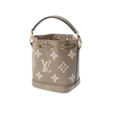 LOUIS VUITTON ルイヴィトン モノグラムアンプラント ナノノエ 2WAY トゥルトレールクレーム M46291 レディース レザー ショルダーバッグ Aランク 中古 銀蔵