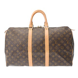 LOUIS VUITTON ルイヴィトン モノグラム キーポル 45 ブラウン M41428 ユニセックス モノグラムキャンバス ボストンバッグ Bランク 中古 銀蔵