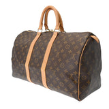 LOUIS VUITTON ルイヴィトン モノグラム キーポル 45 ブラウン M41428 ユニセックス モノグラムキャンバス ボストンバッグ Bランク 中古 銀蔵