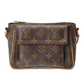 LOUIS VUITTON ルイヴィトン モノグラム ヴィバシテ PM ブラウン M51165 レディース モノグラムキャンバス ショルダーバッグ Bランク 中古 銀蔵