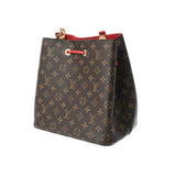 LOUIS VUITTON ルイヴィトン モノグラム ネオノエ ブラウン/コクリコ M43985 レディース モノグラムキャンバス ショルダーバッグ Aランク 中古 銀蔵