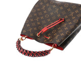 LOUIS VUITTON ルイヴィトン モノグラム ネオノエ ブラウン/コクリコ M43985 レディース モノグラムキャンバス ショルダーバッグ Aランク 中古 銀蔵