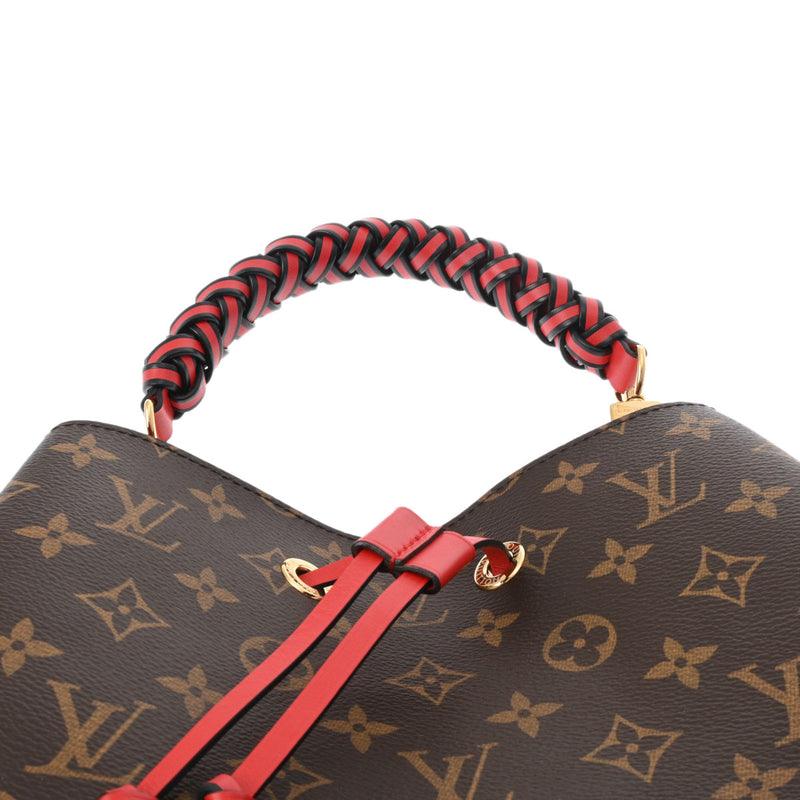 ルイヴィトンネオノエ 14145 ブラウン/コクリコ レディース モノグラムキャンバス ショルダーバッグ M43985 LOUIS VUITTON  中古 – 銀蔵オンライン