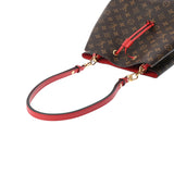 LOUIS VUITTON ルイヴィトン モノグラム ネオノエ ブラウン/コクリコ M43985 レディース モノグラムキャンバス ショルダーバッグ Aランク 中古 銀蔵