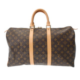 LOUIS VUITTON ルイヴィトン モノグラム キーポル 45 ブラウン M41428 ユニセックス モノグラムキャンバス ボストンバッグ ABランク 中古 銀蔵