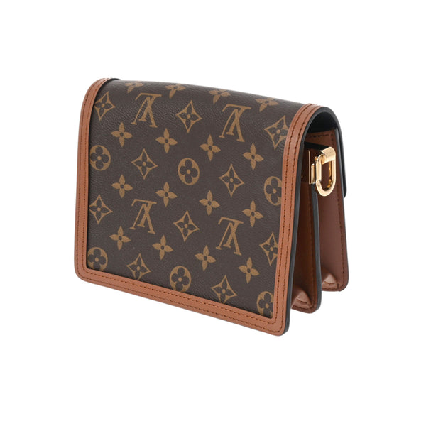 LOUIS VUITTON ルイヴィトン モノグラムリバース ドーフィーヌ MINI ブラウン M45959 レディース モノグラムキャンバス ショルダーバッグ 新同 中古 銀蔵