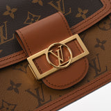 LOUIS VUITTON ルイヴィトン モノグラムリバース ドーフィーヌ MINI ブラウン M45959 レディース モノグラムキャンバス ショルダーバッグ 新同 中古 銀蔵