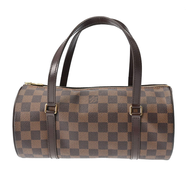 LOUIS VUITTON ルイヴィトン ダミエ パピヨン PM ブラウン N51304 レディース ダミエキャンバス ハンドバッグ Aランク 中古 銀蔵