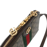 GUCCI グッチ オフィディア GGショルダーバッグ ベージュ ゴールド金具 499621 レディース PVC ショルダーバッグ Bランク 中古 銀蔵