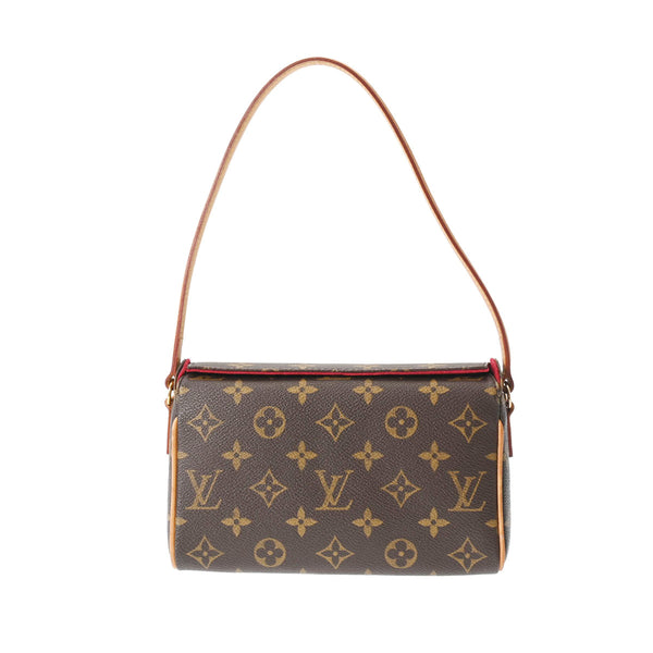 LOUIS VUITTON ルイヴィトン モノグラム レシタル セミショルダー ブラウン M45321 レディース モノグラムキャンバス ハンドバッグ Bランク 中古 銀蔵