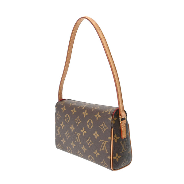 LOUIS VUITTON ルイヴィトン モノグラム レシタル セミショルダー ブラウン M45321 レディース モノグラムキャンバス ハンドバッグ Bランク 中古 銀蔵