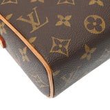 LOUIS VUITTON ルイヴィトン モノグラム レシタル セミショルダー ブラウン M45321 レディース モノグラムキャンバス ハンドバッグ Bランク 中古 銀蔵