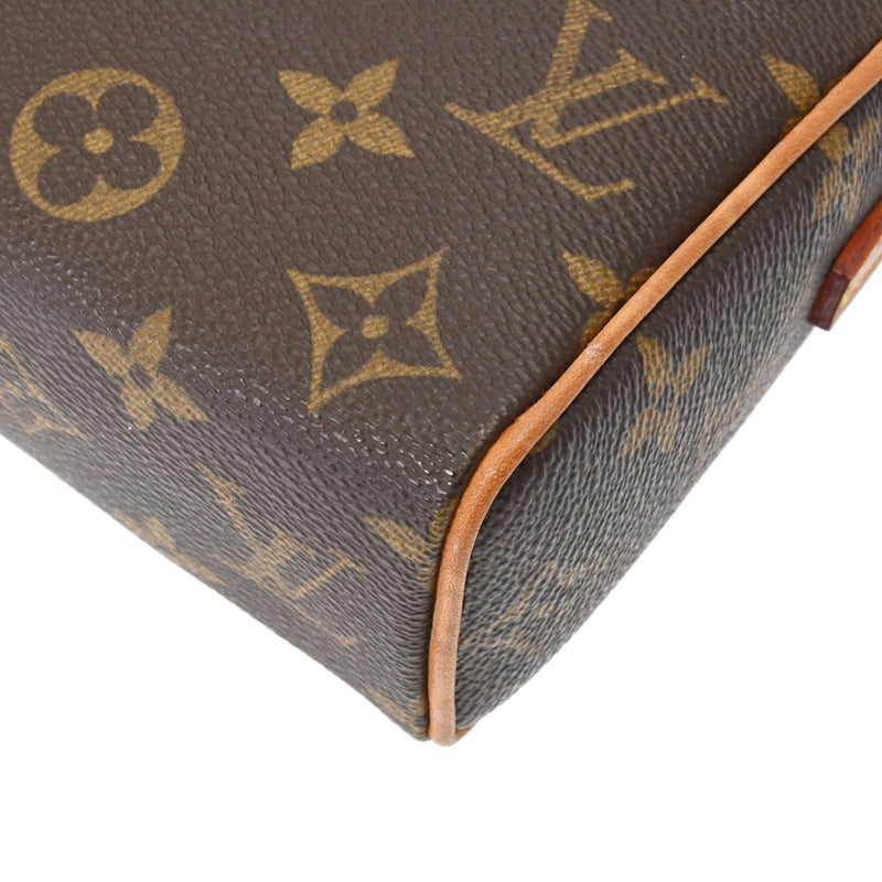 LOUIS VUITTON ルイヴィトン モノグラム レシタル セミショルダー ブラウン M45321 レディース モノグラムキャンバス ハンドバッグ Bランク 中古 銀蔵