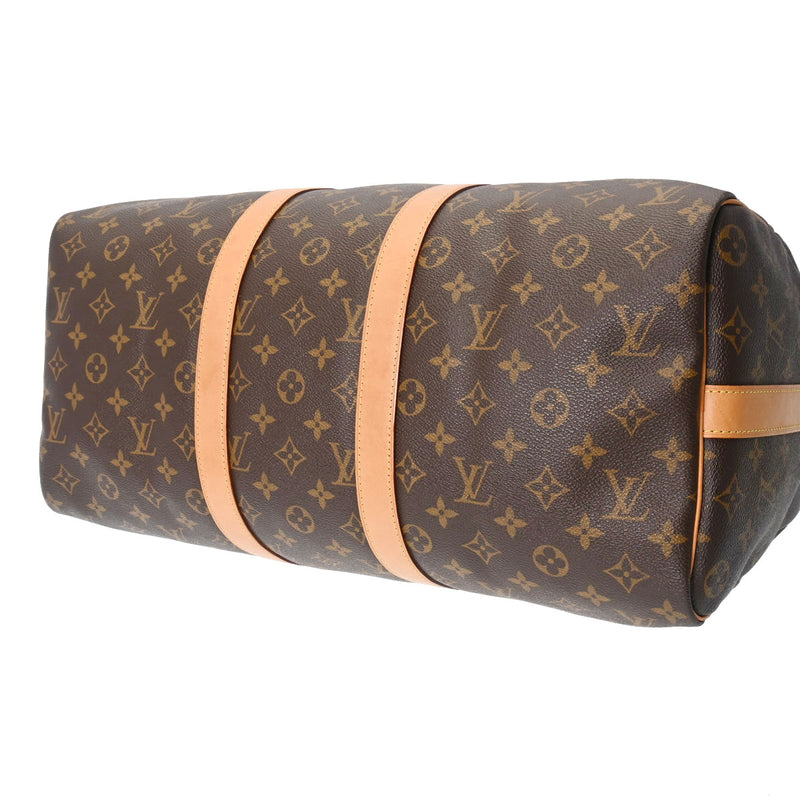 LOUIS VUITTON ルイヴィトン モノグラム キーポル バンドリエール 45 ブラウン M41418 ユニセックス モノグラムキャンバス ボストンバッグ ABランク 中古 銀蔵