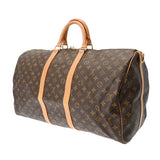 LOUIS VUITTON ルイヴィトン モノグラム キーポル バンドリエール 55 ブラウン M41414 ユニセックス モノグラムキャンバス ボストンバッグ ABランク 中古 銀蔵