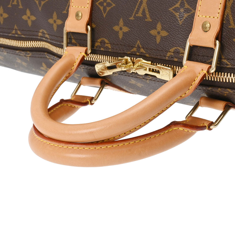 LOUIS VUITTON ルイヴィトン モノグラム キーポル バンドリエール 55 ブラウン M41414 ユニセックス モノグラムキャンバス ボストンバッグ ABランク 中古 銀蔵