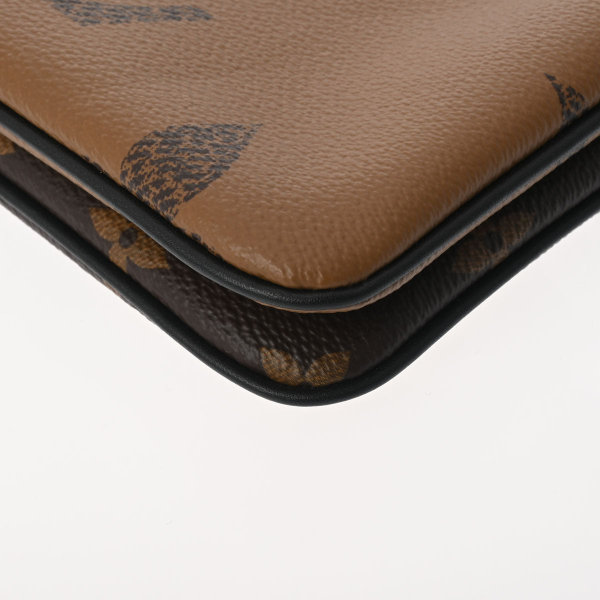 ルイヴィトンリバース ポシェットドゥーブルジップ 43032 ブラウン  