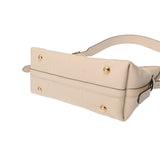 LOUIS VUITTON ルイヴィトン モノグラムアンプラント キャリーオール ジップ PM クレーム M46293 レディース レザー ショルダーバッグ Aランク 中古 銀蔵