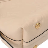 LOUIS VUITTON ルイヴィトン モノグラムアンプラント キャリーオール ジップ PM クレーム M46293 レディース レザー ショルダーバッグ Aランク 中古 銀蔵