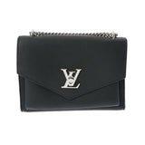 LOUIS VUITTON ルイヴィトン マイロックミー チェーン 黒 M51418 レディース レザー ショルダーバッグ Aランク 中古 銀蔵